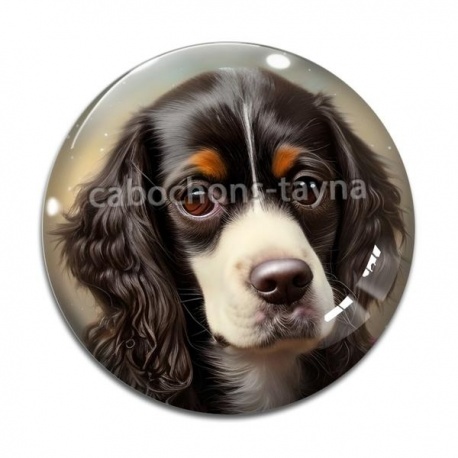Cabochon Verre - chien