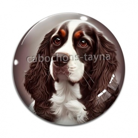 Cabochon Verre - chien