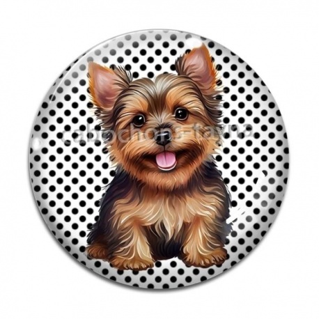 Cabochon Verre - chien