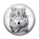 Cabochon Résine - loup