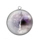 Pendentif Cabochon Argent - loup