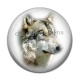 Cabochon Résine - loup