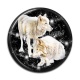 Cabochon Résine - loup