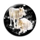 Cabochon Verre - loup