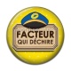 Cabochon Résine - facteur qui déchire