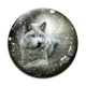 Cabochon Verre - loup