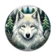 Cabochon Verre - loup