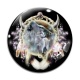 Cabochon Verre - loup