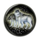 Cabochon Résine - loup