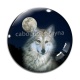 Cabochon Verre - loup