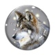Cabochon Verre - loup