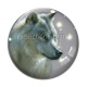 Cabochon Verre - loup