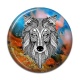 Cabochon Résine - loup