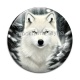 Cabochon Verre - loup
