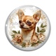 Cabochon Verre - chien