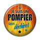 Cabochon Résine - pompier qui déchire