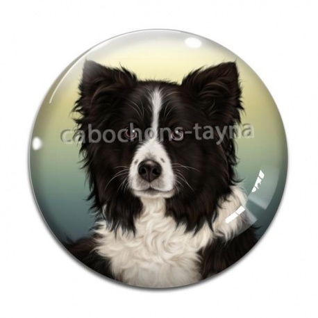 Cabochon Verre - chien