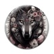 Cabochon Verre - loup