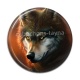 Cabochon Résine - loup
