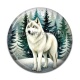 Cabochon Résine - loup
