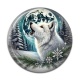 Cabochon Résine - loup