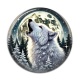 Cabochon Résine - loup