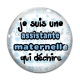 Cabochon Verre - je suis une assistante maternelle qui déchire