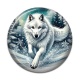 Cabochon Résine - loup