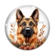 Cabochon Verre - chien