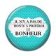 Cabochon Résine - il n'y a pas de honte à préférer le bonheur