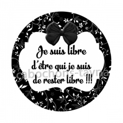 je suis libre d'être qui je suis de rester libre