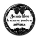 Cabochon Résine - je suis libre de ne pas me prendre au sérieux