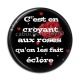 Cabochon Résine - c'est en croyant aux roses qu'on les fait éclore