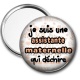Miroir de poche - je suis une assistante maternelle qui déchire