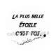 la plus belle étoile c'est toi