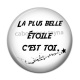 Cabochon Résine - la plus belle étoile c'est toi