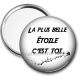 Miroir de poche - la plus belle étoile c'est toi