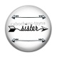 Cabochon Résine - sister