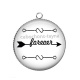 Pendentif Cabochon Argent - forever