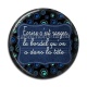 Cabochon Résine - écrire c'est ranger le bordel qu'on a dans la tête