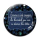 Cabochon Verre - écrire c'est ranger le bordel qu'on a dans la tête
