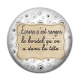 Cabochon Résine - écrire c'est ranger le bordel qu'on a dans la tête