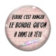 Cabochon Verre - écrire c'est ranger le bordel qu'on a dans la tête