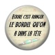 Cabochon Résine - écrire c'est ranger le bordel qu'on a dans la tête