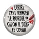 Cabochon Verre - écrire c'est ranger le bordel qu'on a dans la tête