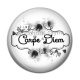 Cabochon Résine - carpe Diem