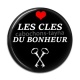 Cabochon Résine - les clés du bonheur