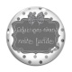 Cabochon Verre - celui qui rêve reste lucide