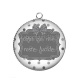 Pendentif Cabochon Argent - celui qui rêve reste lucide