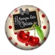 Cabochon Résine - le temps des cerises